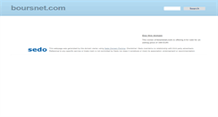 Desktop Screenshot of boursnet.com